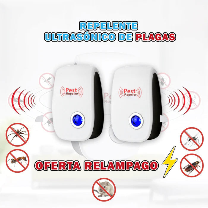 Repelente Ultrassônico de Insetos e Roedores - PestReject™