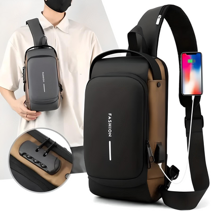 Mochila Antirroubo com USB - Locky™