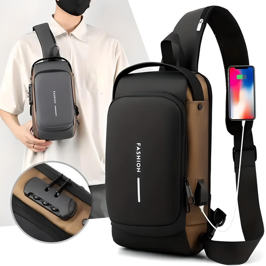 Mochila Antirroubo com USB - Locky™