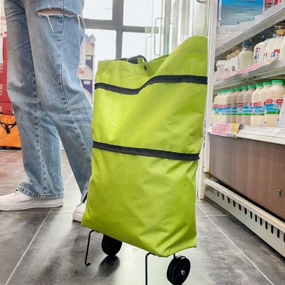 Carrinho de Compras Dobrável 2 em 1 - Rolly™