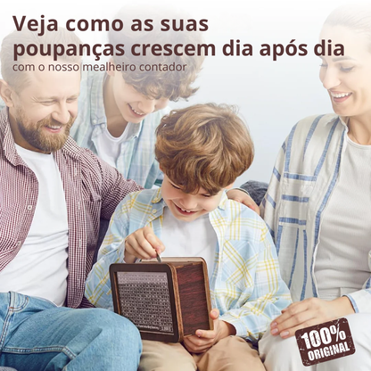 AhorraFácil™ - Meurameta de madeira com contador