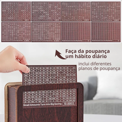 AhorraFácil™ - Meurameta de madeira com contador