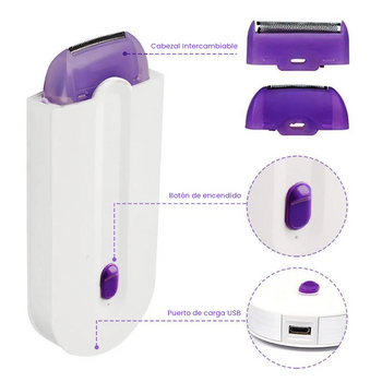 Depilador de pêlos elétrico a laser - Touch™ + (creme de cortesia)