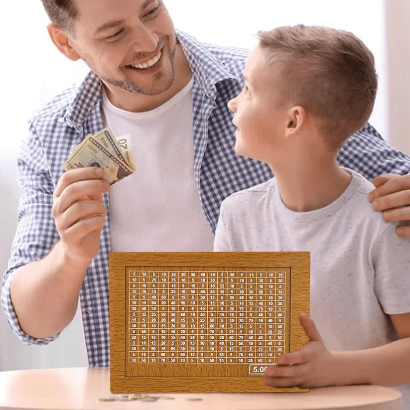 AhorraFácil™ - Meurameta de madeira com contador