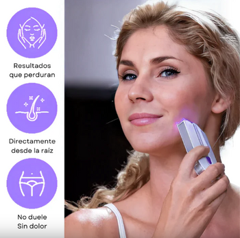 Depilador de pêlos elétrico a laser - Touch™ + (creme de cortesia)