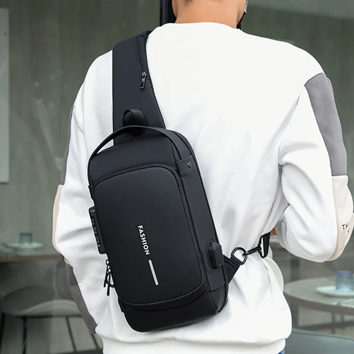 Mochila Antirroubo com USB - Locky™